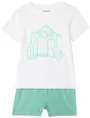 Orchestra Set 2 piese Surf Club - tricou si pantaloni scurti foto