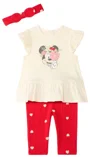 Orchestra Комплект 3 в 1 Minnie Mouse - туника, шорты и повязка foto