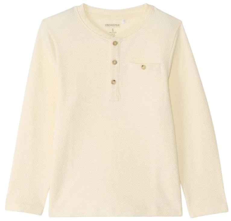 Orchestra Tricou cu maneca lunga Beige foto