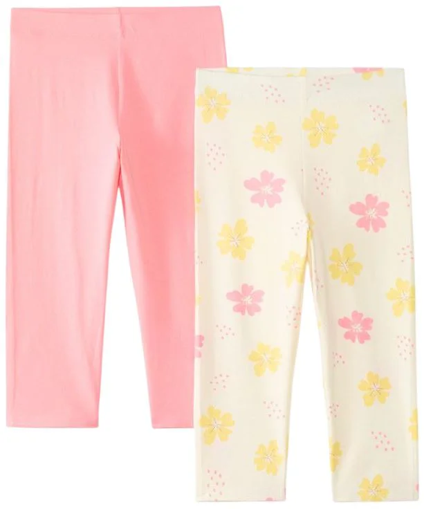 Orchestra Set 2 perechi de colanti Hibiscus Pink foto