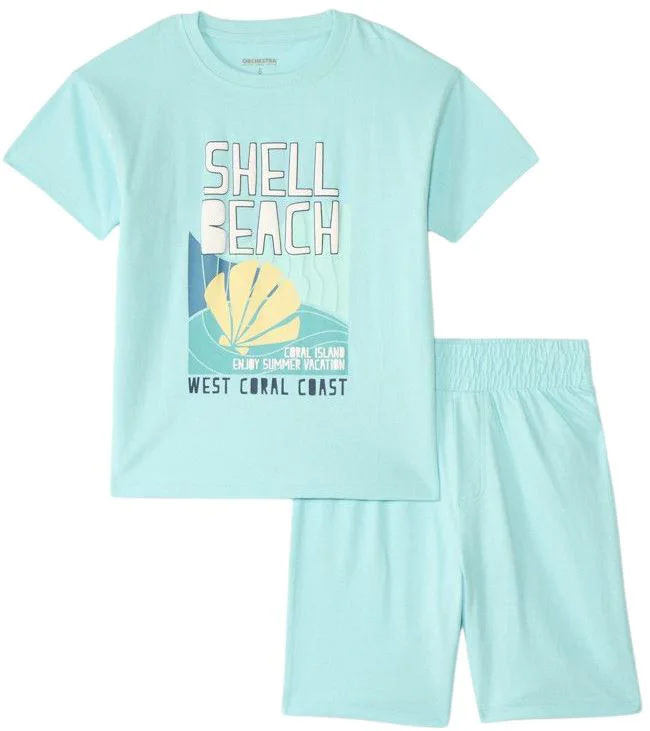 image for Orchestra Pijama din 2 piese Shell Beach foto