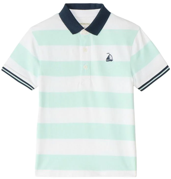 Orchestra Tricou polo cu dungi foto
