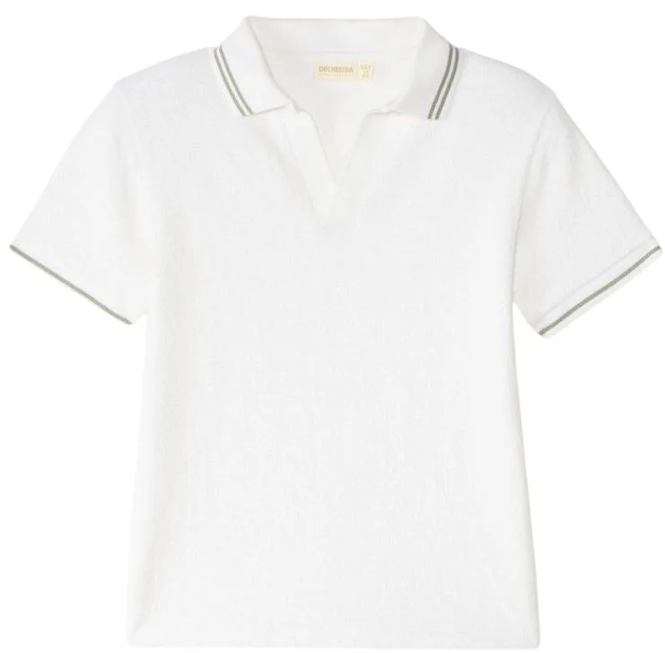 image for Orchestra Tricou polo alb foto
