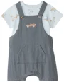 Orchestra Set 2 piese Totomobile - tricou si salopeta scurta foto
