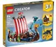 Конструктор 3 в 1 Lego Корабль викингов, 1192 эл. foto