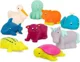 Set jucarii de baie Battat Animale salbatice, 9 buc. foto