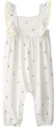 Carter's Salopeta fara maneci Ivory Lemon foto