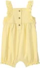 Carter's Хлопковый короткий комбинезон Solid Yellow foto