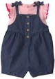 Carter's Set 2 piese Chambray Shortall - tricou si salopeta foto
