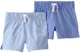 Carter's Set 2 perechi pantaloni scurti din bumbac Shades of Blue foto