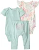 Carter's Set 3 piese Butterfly Outline - 2 body si pantaloni foto