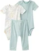 Carter's Set 3 piese Whale Art - 2 body si pantaloni foto
