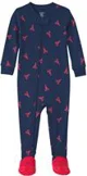 Carter's Pijama din bumbac cu botosei Navy Lobster Feet foto
