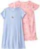 Carter's Комплект 2 ночные рубашки Pink-Blue Bunny Gown foto