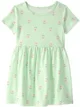 Carter's Хлопковое платье Green Floral foto
