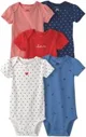 Carter's Set 5 body din bumbac cu maneca scurta Mariner Lobster foto