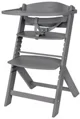 Деревянный стульчик для кормления KikkaBoo Nordy Dark Grey foto