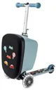 Trotineta Micro Luggage Junior Patch & Play Frosty Blue Limited Edition foto