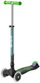 Trotineta Micro Maxi Deluxe Foldable LED Neochrome Green foto