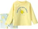 Carter's Комплект для плавания 2 в 1 Rashguard Lemon - кофта с длинным рукавом и шорты foto