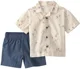 Carter's Set 2 piese Easter Set - camasa si pantaloni scurti foto