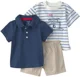 Carter's Set 3 piese Modern Mariner Graphic - 2 tricouri si pantaloni scurti foto