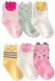 Carter's Set 6 perechi sosete Floral Critter foto