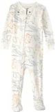 Carter's Pijama din bumbac cu botosei Multi Animal Print foto