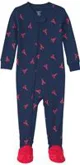 Carter's Pijama din bumbac cu botosei Navy Lobster Feet foto
