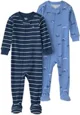 Carter's Комплект из 2 пижам хлопковых Blue-Stripe Boats foto