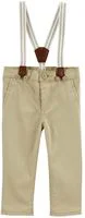 OshKosh Pantaloni cu bretele Khaki foto