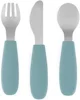 Set tacamuri din otel inoxidabil Petite&Mars Take&Match Frosted Sky (12+ luni) foto