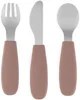 Set tacamuri din otel inoxidabil Petite&Mars Take&Match Velvet Latte (12+ luni) foto