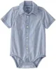 OshKosh Body tip camasa cu imprimeu Chambray Carrot foto
