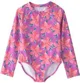 OshKosh Слитный купальник Rashguard Pink Floral foto
