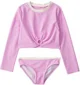 Carter's Costum de baie din 2 piese Rashguard Pink foto