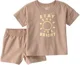 Carter's Set 2 piese Brown Sun - tricou si pantaloni scurti foto