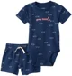 Carter's Set 2 piese Gone Fishing - body si pantaloni scurti foto