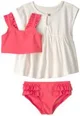 Carter's Set 3 piese costum de baie Tankini Coral - costum 2 piese si bluza foto