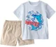 Carter's Set 2 piese Shark - tricou si pantaloni scurti foto