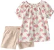 Carter's Комплект 2 в 1 Floral Cream - блузка и шорты foto