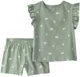 Carter's Комплект 2 в 1 Green Floral - футболка и шорты foto