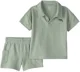 Carter's Комплект 2 в 1 Green Collared - футболка и шорты foto