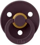 Suzeta rotunda din latex BIBS Colour Plum (0-6 luni) foto