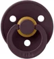 Suzeta rotunda din latex BIBS Colour Plum (6-18 luni) foto