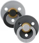 Set 2 suzete rotunde din latex BIBS Studio Colour Cloud Iron mix (0-6 luni) foto