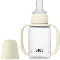 Canuta cu tetina din silicon BIBS Sippy Ivory, 150 ml foto