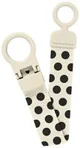Цепочка-клипса для пустышки BIBS Loop Polka dot Ivory/Black foto