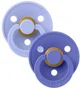 Set 2 suzete rotunde din latex BIBS Colour Hush/Grape (6-18 luni) foto