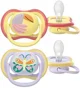 Suzete din silicon Philips Avent Ultra Air Happy Papagal/Fluture (0-6 luni), 2 buc. foto